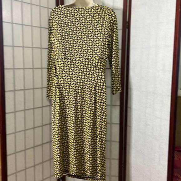 LAUREN RALPH LAUREN RUCHED SIDE‎ DRESS SIZE 12 - Picture 3 of 9